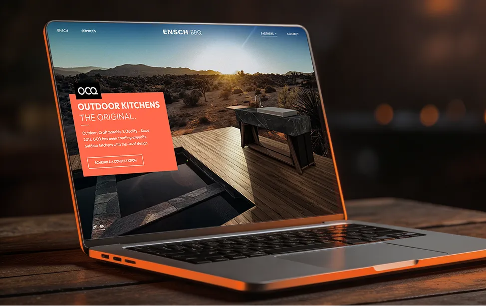 ENSCH BBQ Website Impression 1