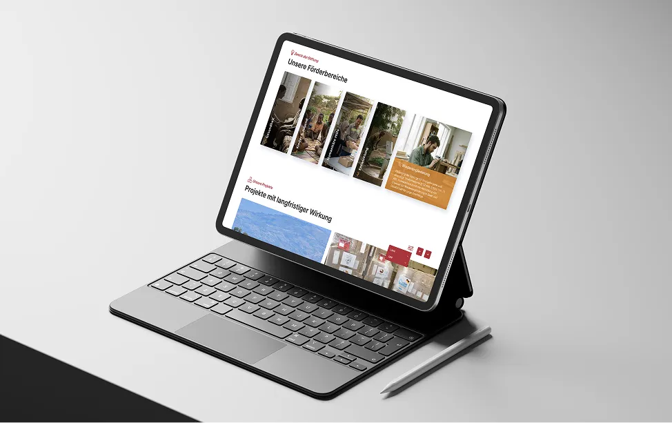 Antonia Ruut Stiftung Website Impression 2
