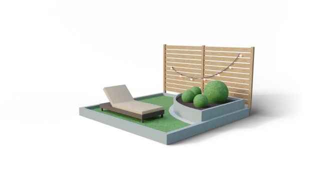 3D-Rendering eines Stahlträgers am Kranhaken