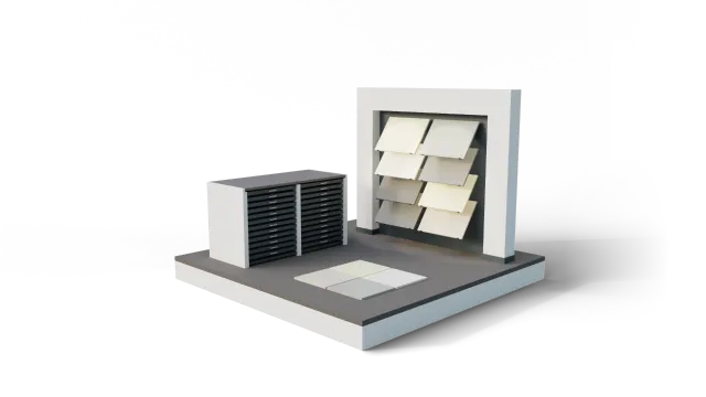 3D-Rendering eines Baggers mit verlegten Rohren